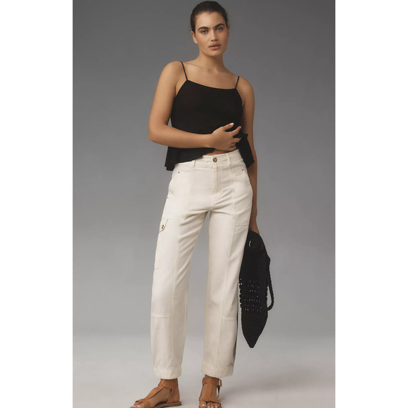 NWT Anthropologie Utility Barrel Pants - Size 4 - Picture 2 of 5